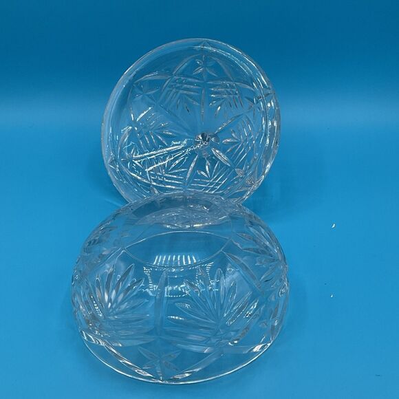 Christopher Stuart Crystal Starstruck Covered Box 5.5"-Czech Republic VT 022/930 - Picture 7 of 12